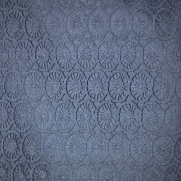 LOFT 6 Navy Eyelet Lace Pencil Skirt - Picture 3 of 8